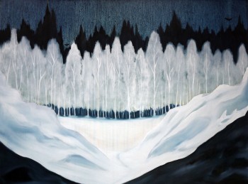 Of Ice and Movement II, oil on canvas, 90 x 120 cm   