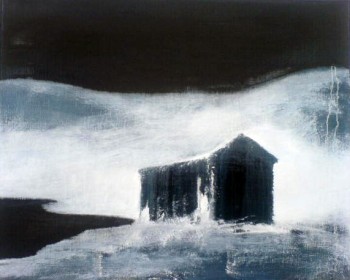 Lonely Crawls the Night, 2010, oil on canvas, 24 x 30 cm (Courtesy of Riche Stockholm Sweden)