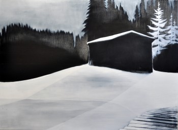 As the Shadows Rise, , oil on canvas, 140 x 190 cm