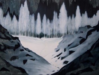 Of Ice and Movement, oil on canvas, 190 x 250 cm