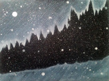 Storm, 30 x 40 cm, oil on canvas